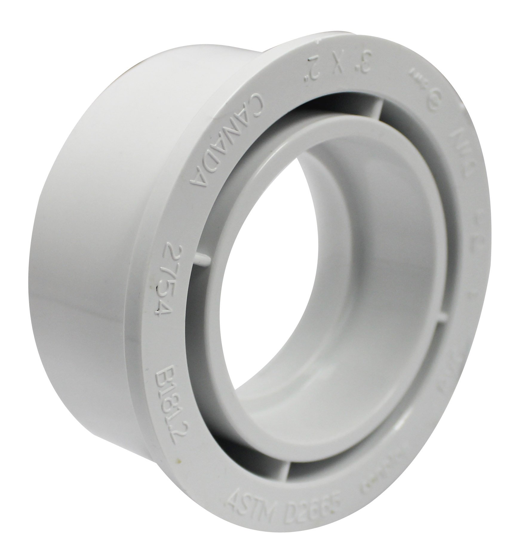 Amazon.com: Canplas 192754 PVC DWV Flush Bushing, 3 x 2-Inch